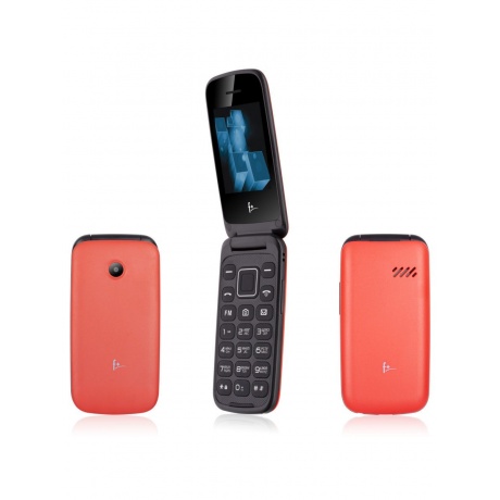Мобильный телефон F+ Flip 2 Red - фото 1