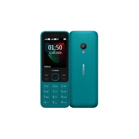 Мобильный телефон Nokia 150 Dual sim (2020) Cyan - фото 1