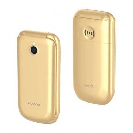 Мобильный телефон MAXVI E3 GOLD - фото 2
