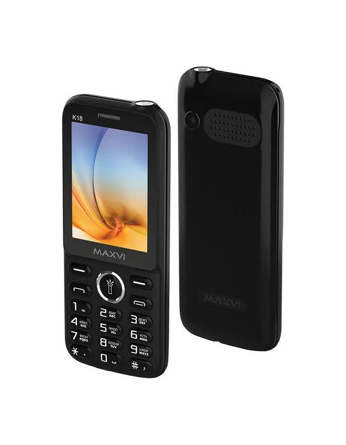 Мобильный телефон MAXVI K18 BLACK мобильный телефон maxvi c27 black