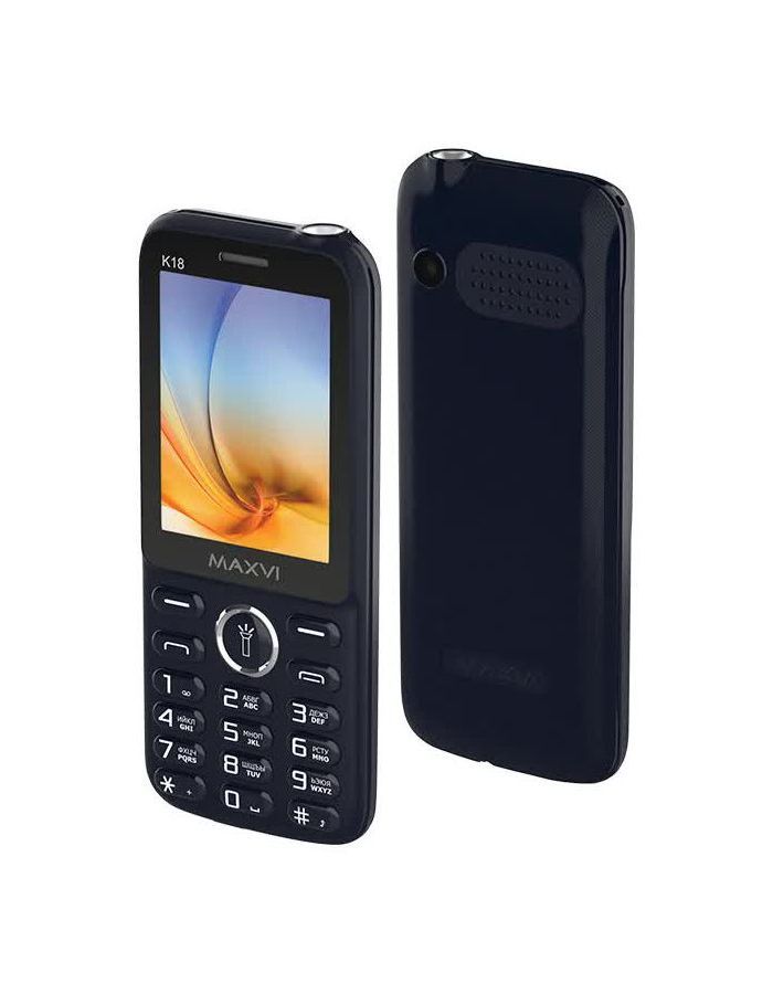 Мобильный телефон MAXVI K18 BLUE мобильный телефон maxvi x10 aqua blue 2 sim