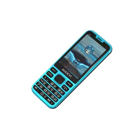 Мобильный телефон MAXVI X10 AQUA BLUE (2 SIM) - фото 2
