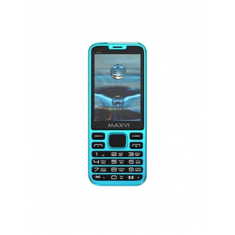 Мобильный телефон MAXVI X10 AQUA BLUE (2 SIM) - фото 3