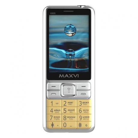Мобильный телефон MAXVI X900 GOLD (2 SIM) - фото 2