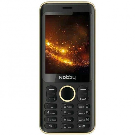 Мобильный телефон Nobby 321 Black/Gold - фото 2