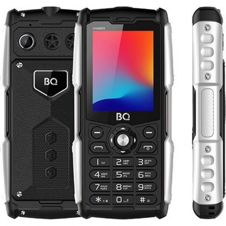 Мобильный телефон BQ 2449 Hammer Black - фото 1