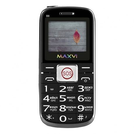 Мобильный телефон MAXVI B8 BLACK - фото 2