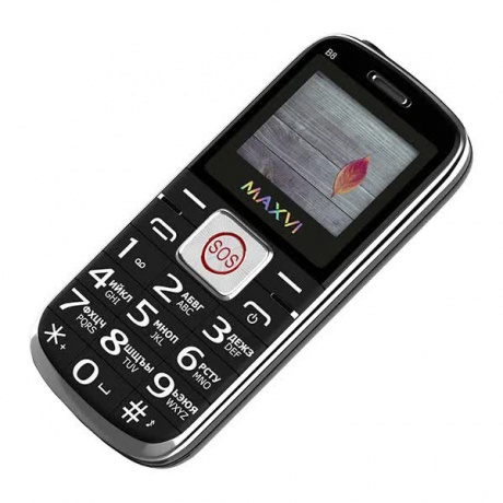 Мобильный телефон MAXVI B8 BLACK - фото 8