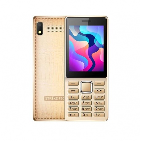Мобильный телефон STRIKE F30 GOLD - фото 1