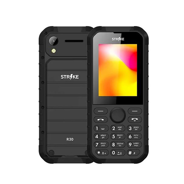 

Мобильный телефон STRIKE R30 BLACK, Черный