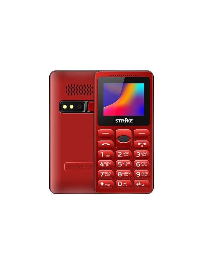 Мобильный телефон STRIKE S10 RED мобильный телефон strike p30 military green 86188819