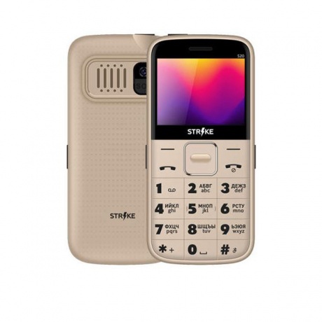 Мобильный телефон STRIKE S20 GOLD - фото 1