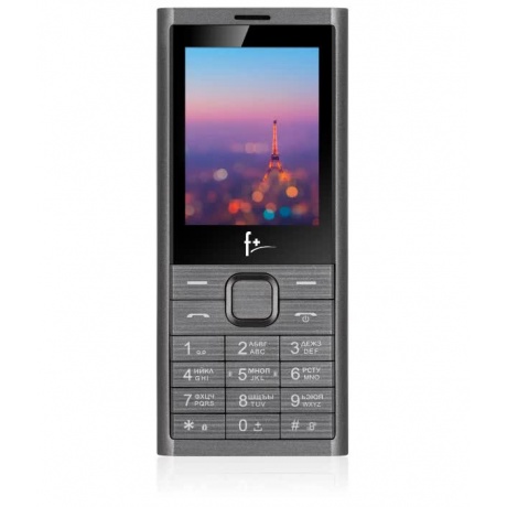 Мобильный телефон F+ B240 DARK GREY - фото 1
