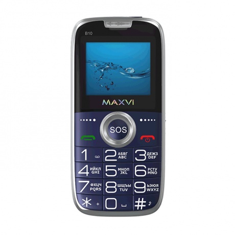 Мобильный телефон MAXVI B10 Blue - фото 9