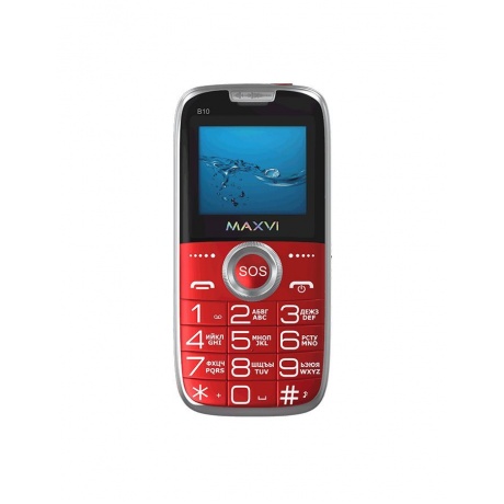 Мобильный телефон MAXVI B10 Red - фото 9