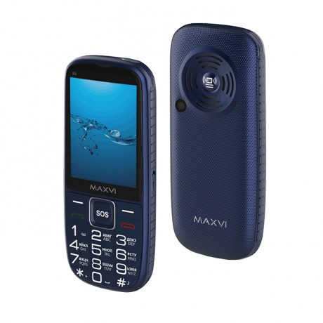 Мобильный телефон MAXVI B9 Blue - фото 1