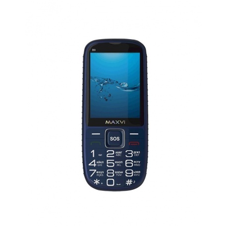 Мобильный телефон MAXVI B9 Blue - фото 2