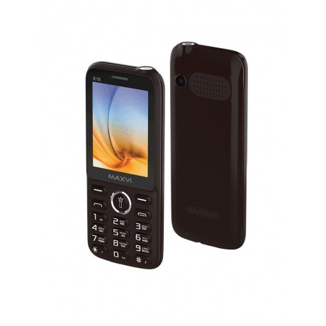 Мобильный телефон MAXVI K18 BROWN - фото 1