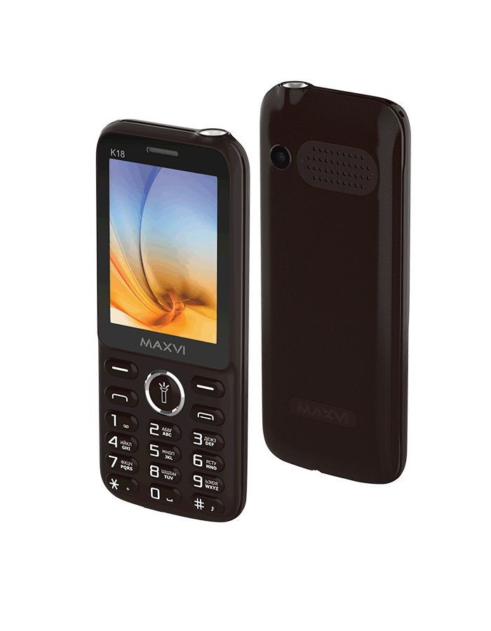 мобильный телефон maxvi k18 black Мобильный телефон MAXVI K18 BROWN