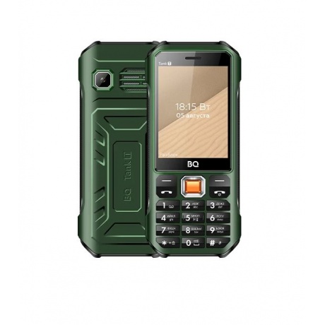 Мобильный телефон BQ 2824 TANK T Dark Green - фото 1