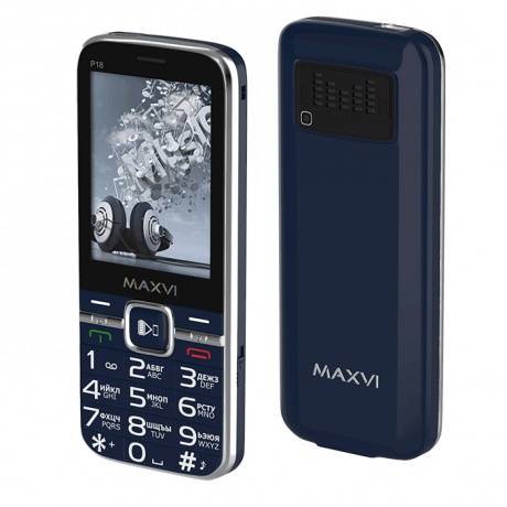 Мобильный телефон Maxvi P18 Blue - фото 1