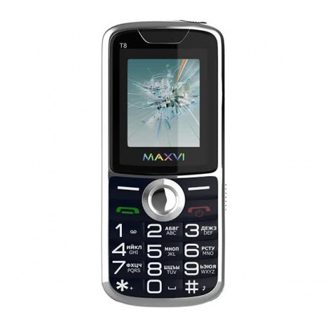 Мобильный телефон MAXVI T8 DARK BLUE - фото 2