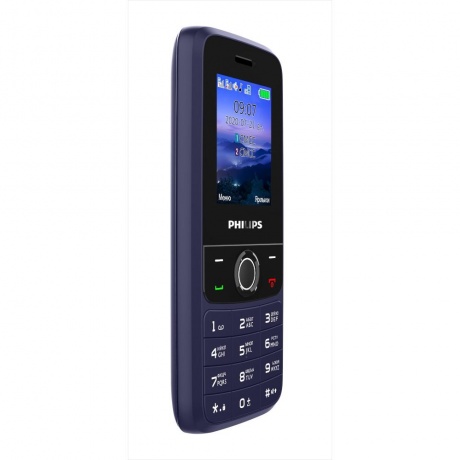 Мобильный телефон Philips Xenium E117 XENIUM BLUE - фото 4