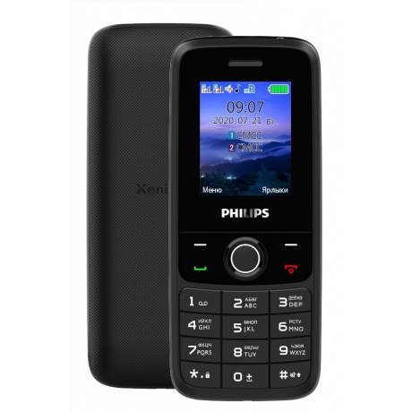 Мобильный телефон Philips Xenium E117 XENIUM DARK GREY - фото 1