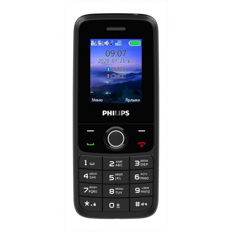 Мобильный телефон Philips Xenium E117 XENIUM DARK GREY - фото 2