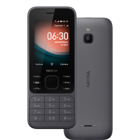 Мобильный телефон Nokia 6300 4G DS Charcoal - фото 1