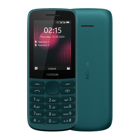 Мобильный телефон Nokia 215 Dual Sim Cyan - фото 1