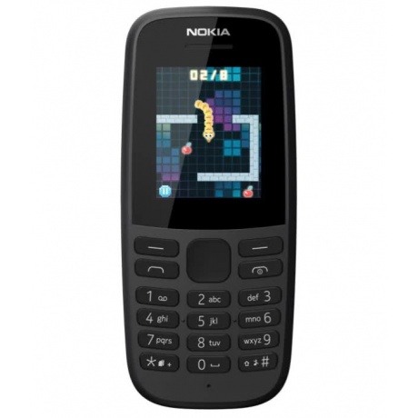 Мобильный телефон Nokia 105 (TA-1203) w/o charger Black - фото 2