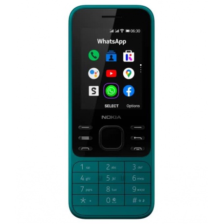 Мобильный телефон Nokia 6300 4G DS Cyan - фото 2