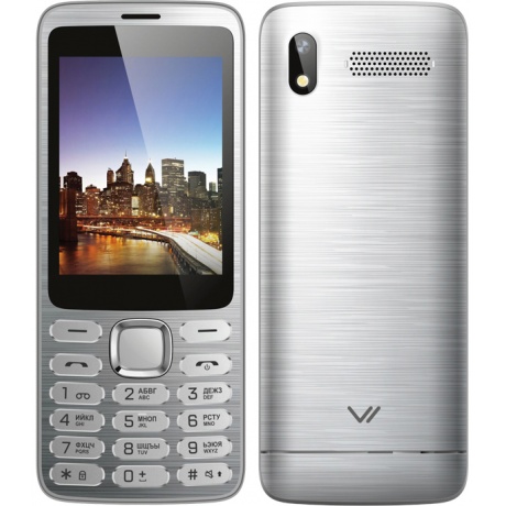 Мобильный телефон Vertex D570 Silver - фото 1