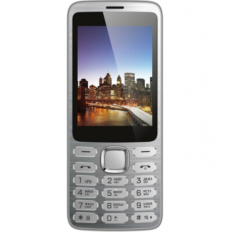 Мобильный телефон Vertex D570 Silver - фото 3