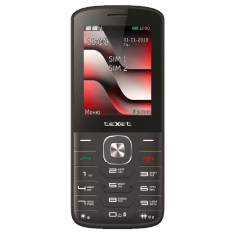 Мобильный телефон teXet TM-D329 черный-красный - фото 4