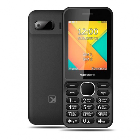 Мобильный телефон teXet TM-D326 черный - фото 1