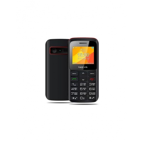 Мобильный телефон teXet TM-B323 черный/красный - фото 1