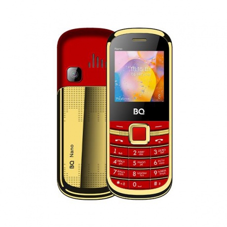 Мобильный телефон BQ 1415 Nano Red/Gold - фото 1