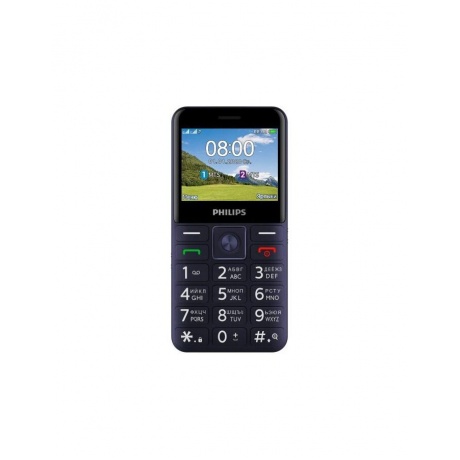 Мобильный телефон Philips Xenium E207 Blue - фото 2