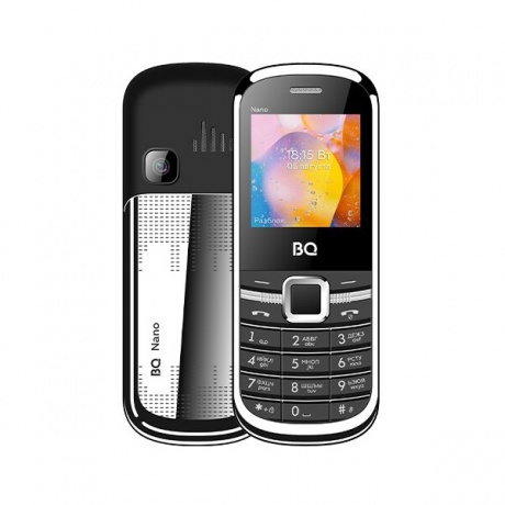 Мобильный телефон BQ 1415 Nano Black/Silver - фото 1