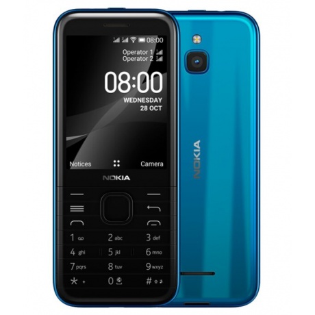 Мобильный телефон Nokia 8000 4G DS Blue - фото 1