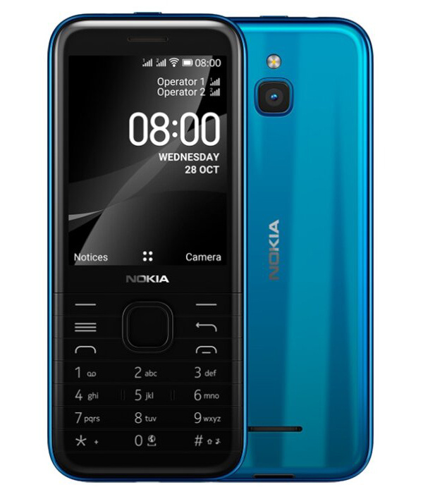 Мобильный телефон Nokia 8000 4G DS Blue