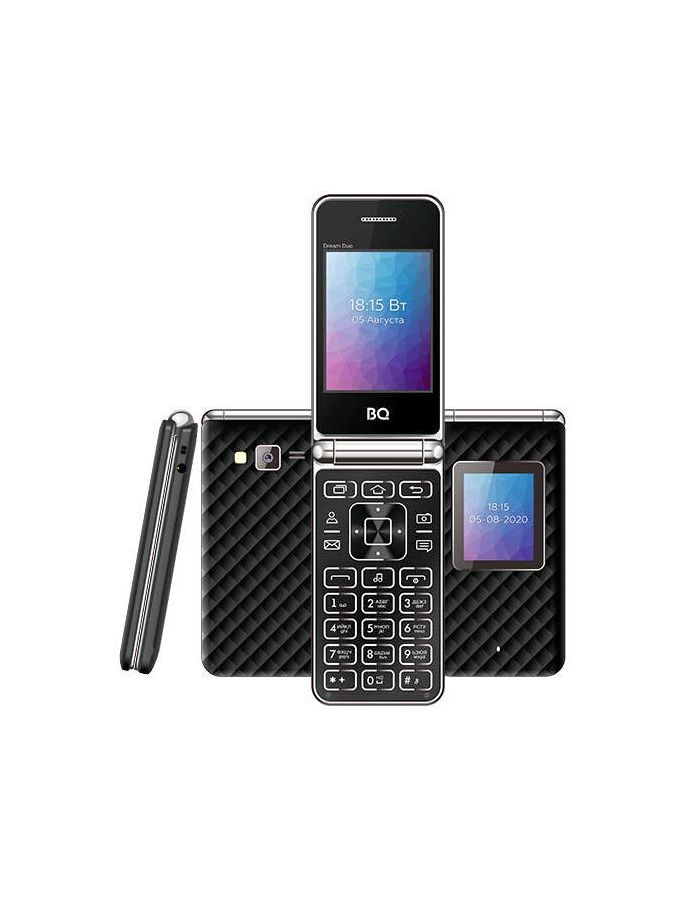 Мобильный телефон BQ 2446 Dream DUO BLACK мобильный телефон bq mobile bq 2823 elegant black
