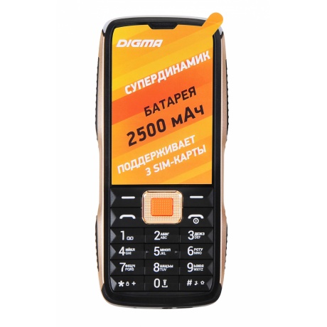 Мобильный телефон DIGMA Linx R240 Black (3 SIM) - фото 3