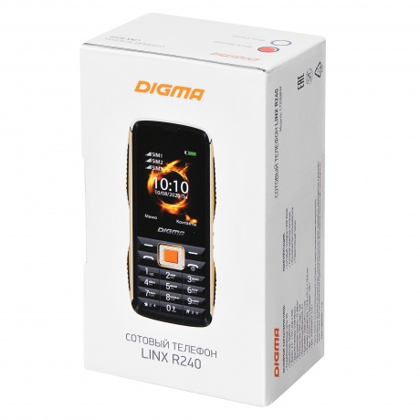 Мобильный телефон DIGMA Linx R240 Black (3 SIM) - фото 8