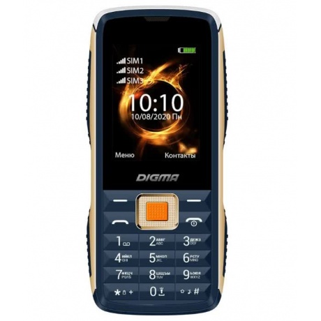 Мобильный телефон DIGMA Linx R240 Blue (3 SIM) - фото 2