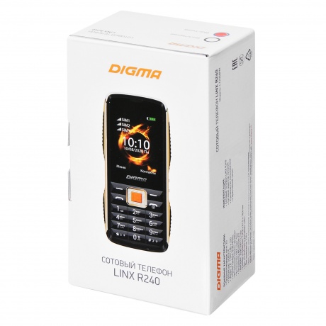 Мобильный телефон DIGMA Linx R240 Blue (3 SIM) - фото 9
