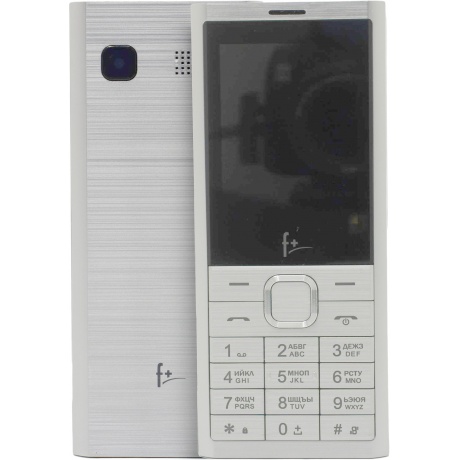 Мобильные телефон F+ B241 SILVER (2 SIM) - фото 1