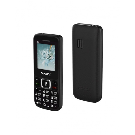 Мобильный телефон MAXVI C3I BLACK - фото 1